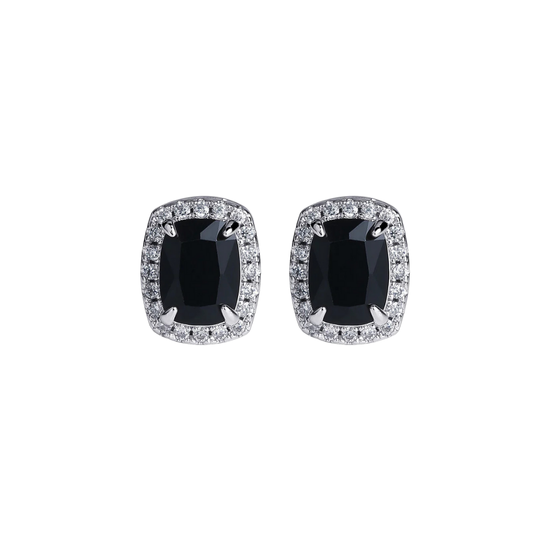 ONYX POST EARRING