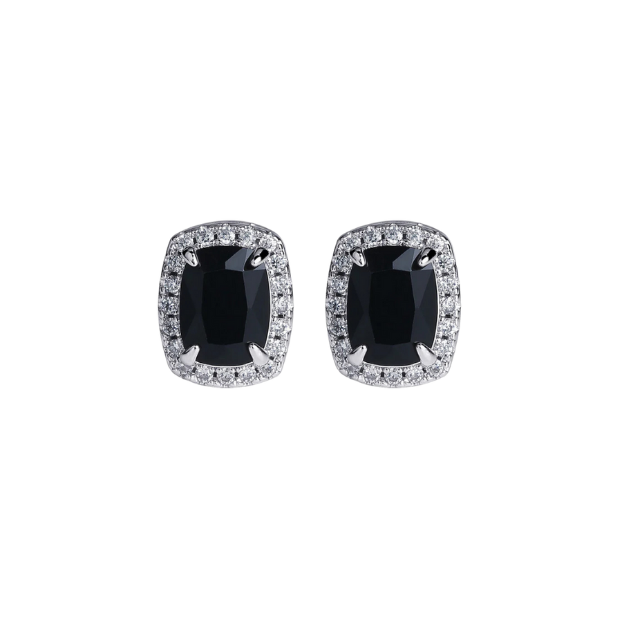 ONYX POST EARRING