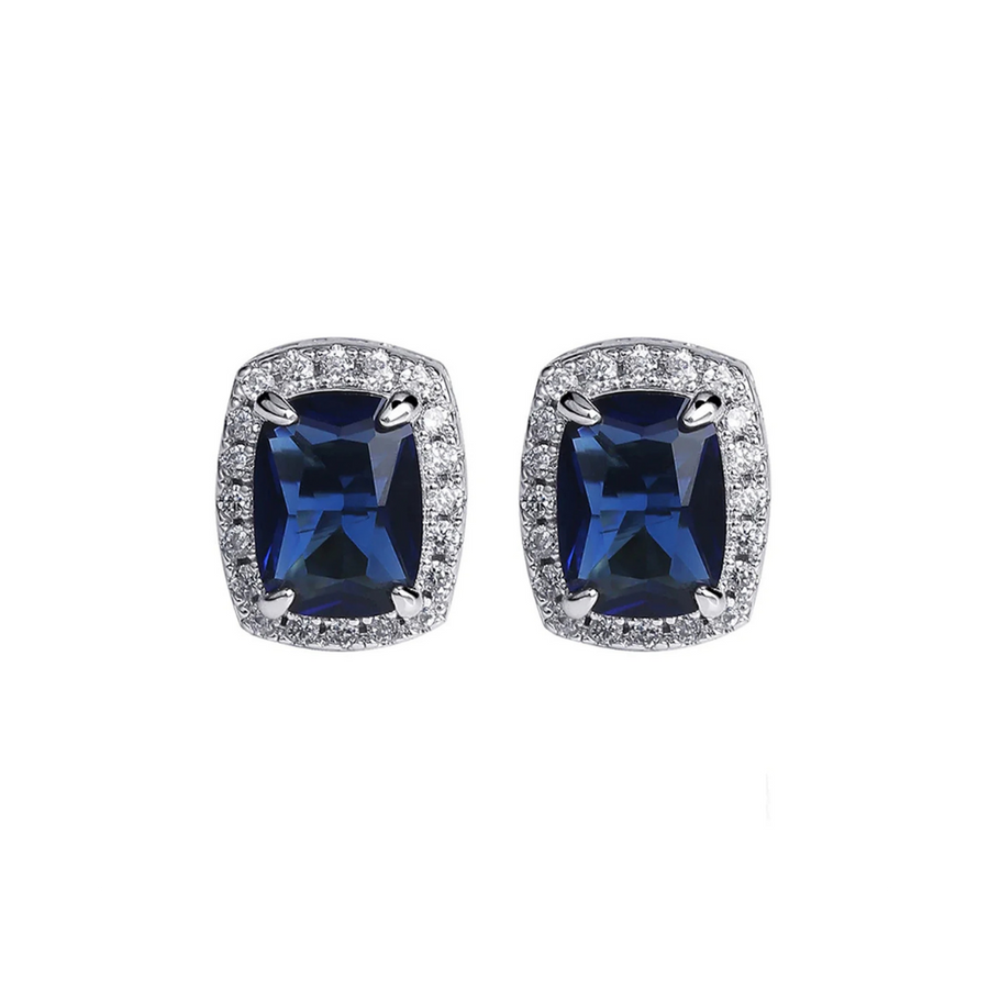 SAPPHIRE POST EARRING