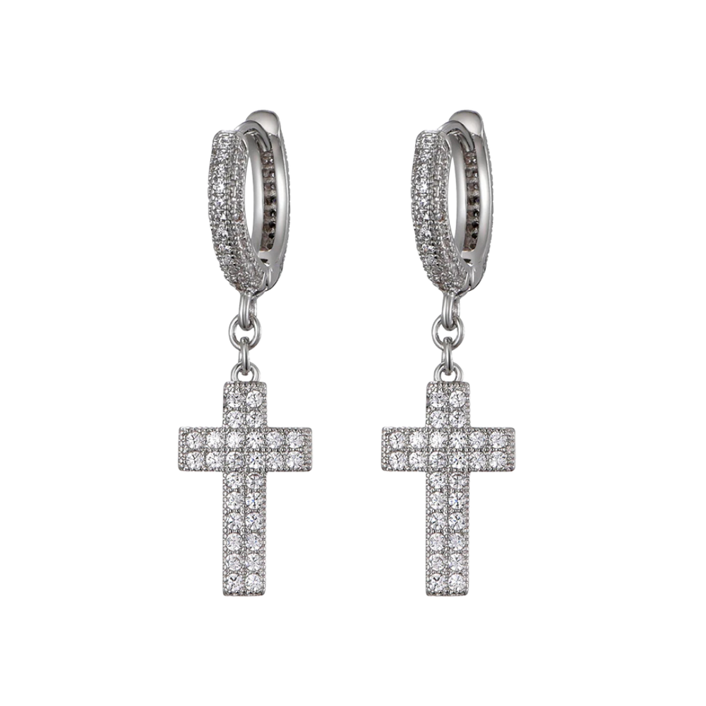 CRUCIFIX POST EARRING