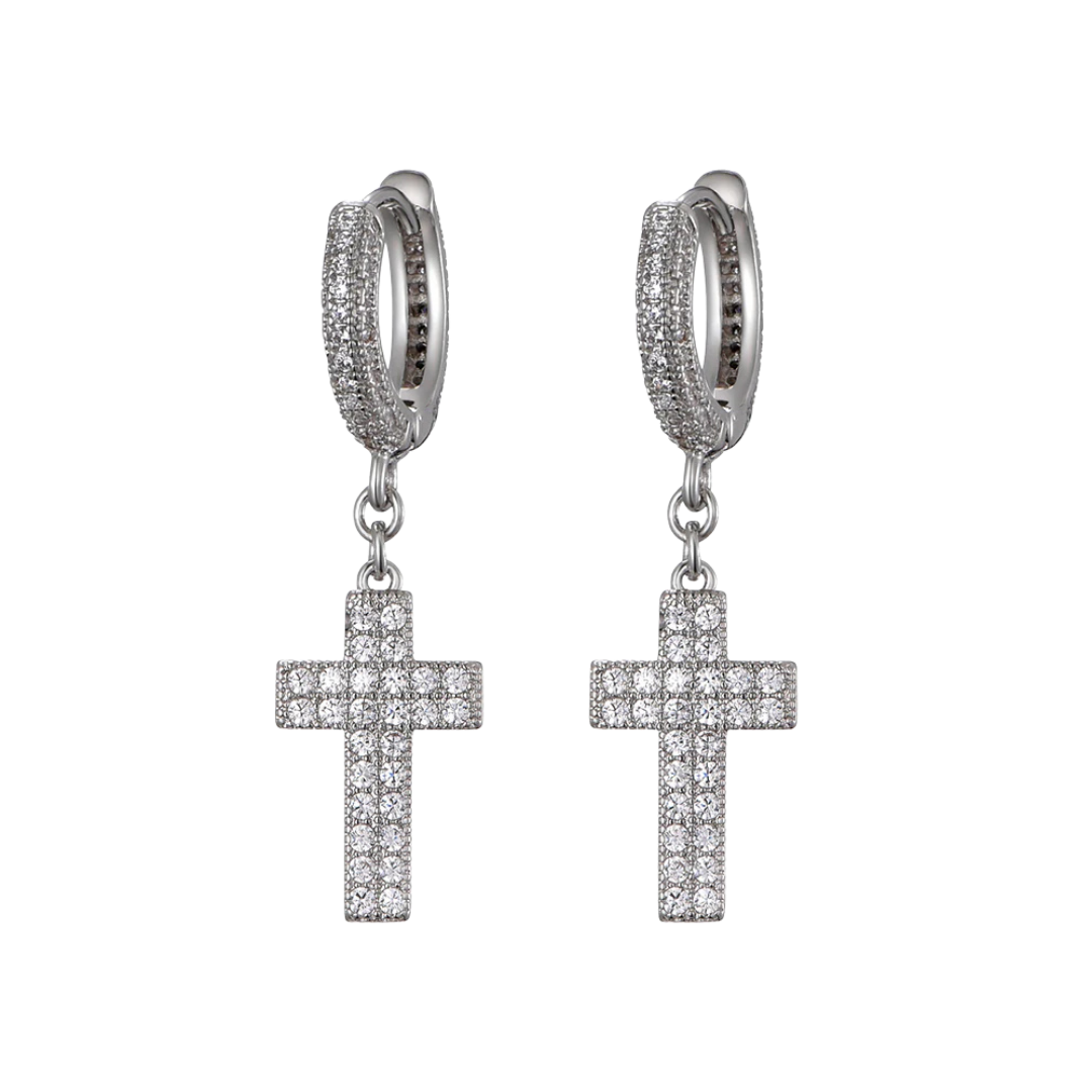 CRUCIFIX POST EARRING