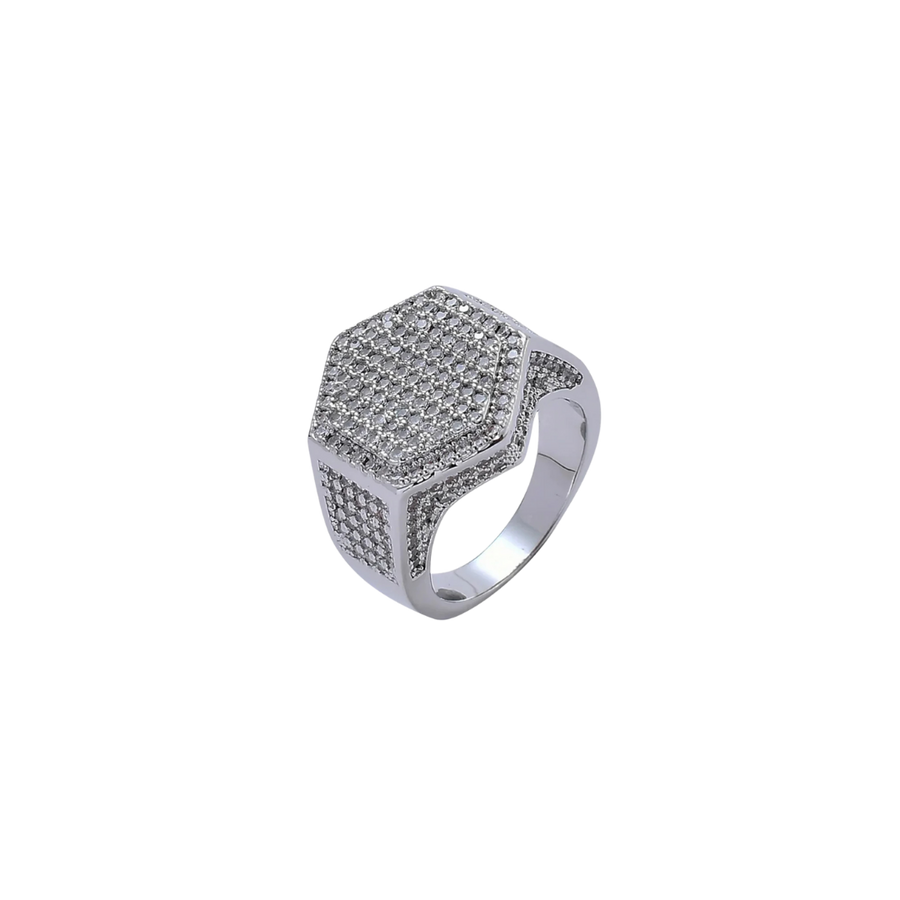 PAVE HEX SEAL RING