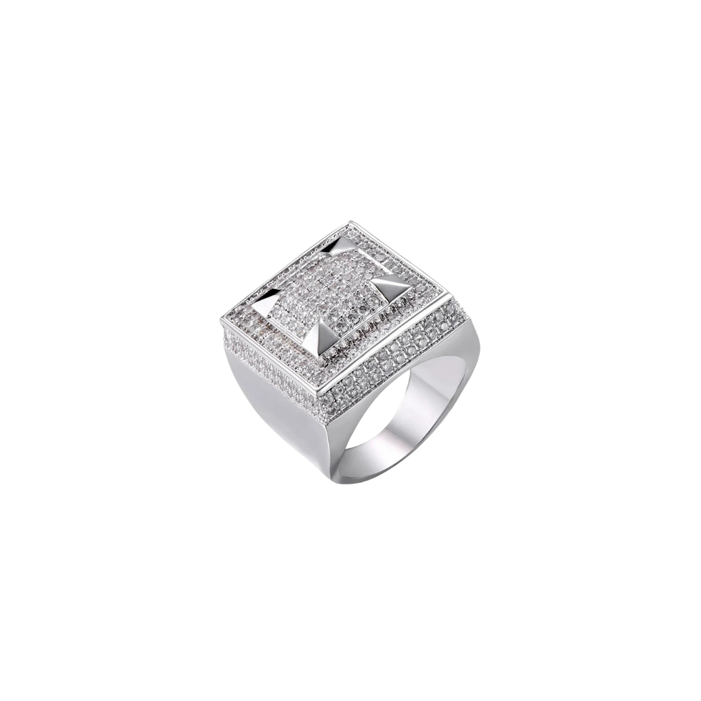 PAVE SQUARE BAND