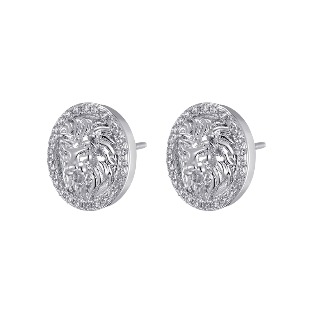 LION STUD EARRING