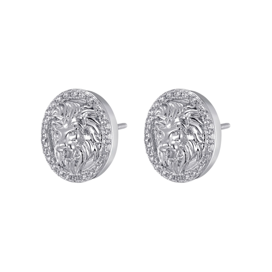 LION STUD EARRING