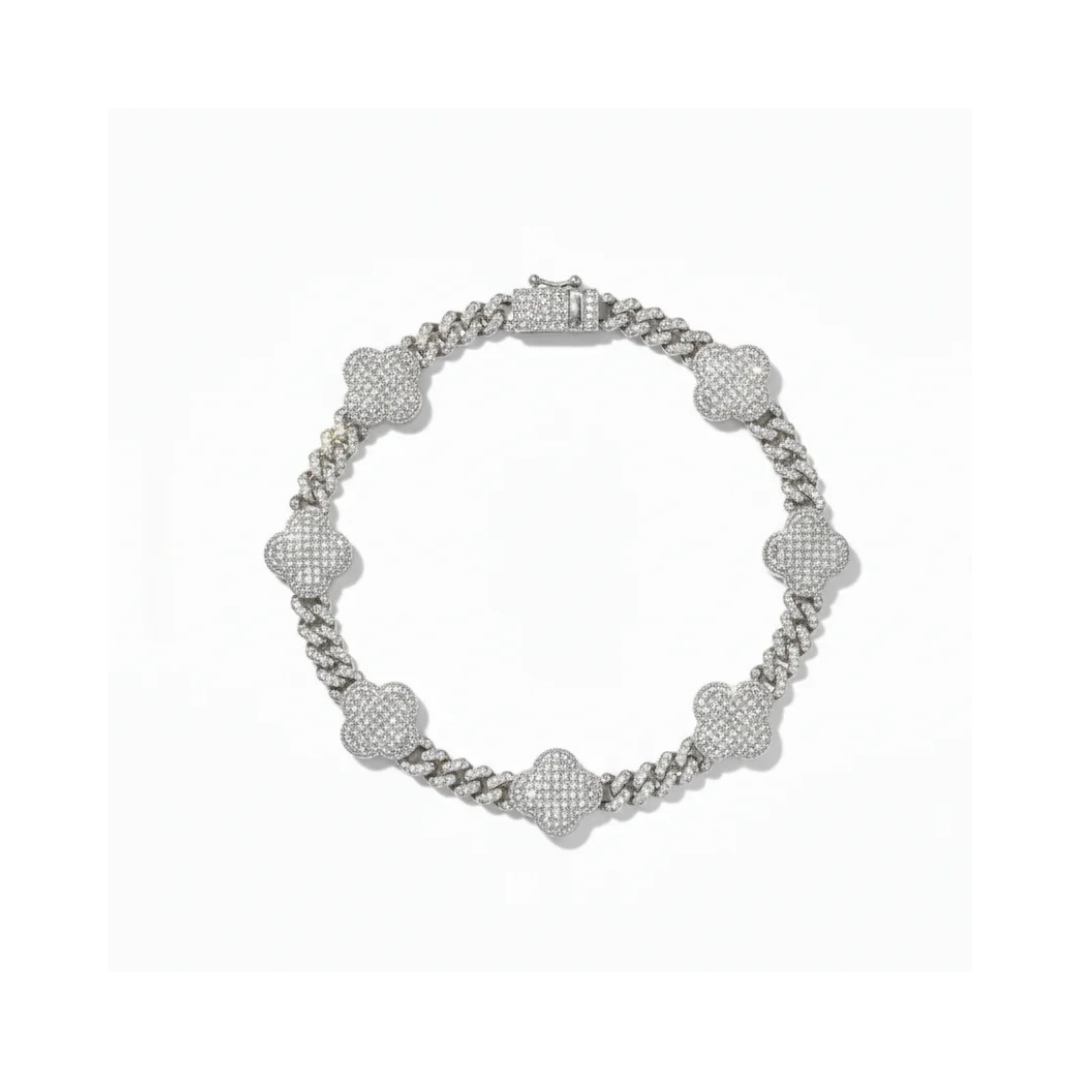 MICRO DIAMOND PRONG MOTIF BRACELET
