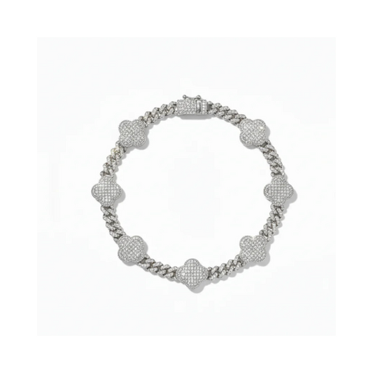 MICRO DIAMOND PRONG MOTIF BRACELET