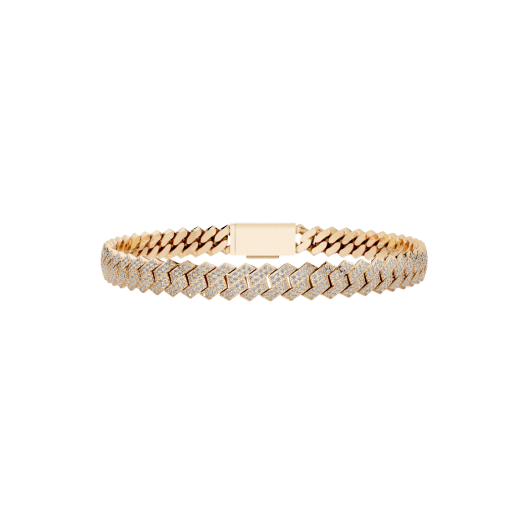 6MM ELEVATED HAVANA LINK ROSE GOLD