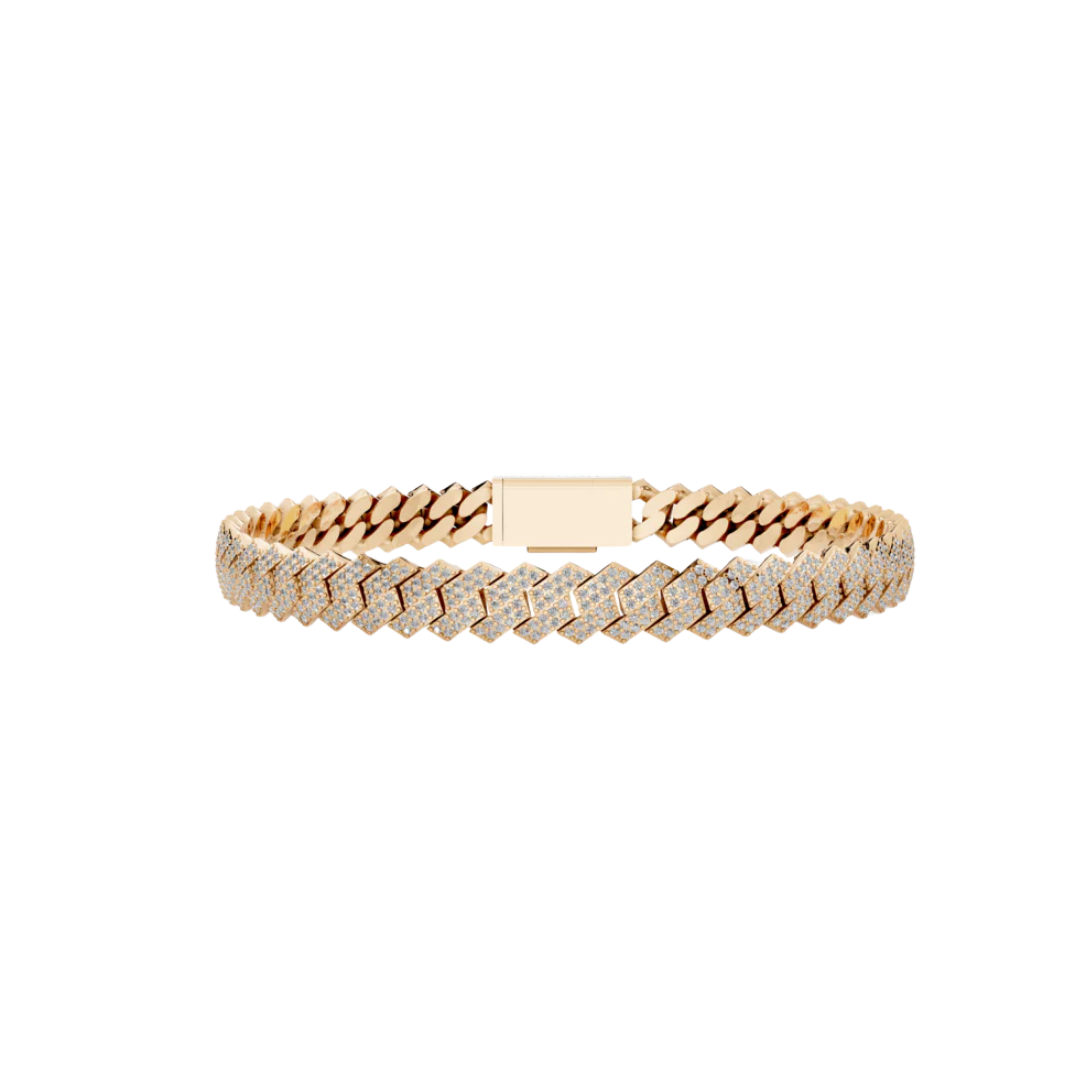 6MM ELEVATED HAVANA LINK ROSE GOLD