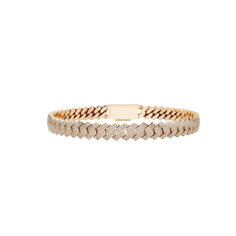 6MM ELEVATED HAVANA LINK ROSE GOLD
