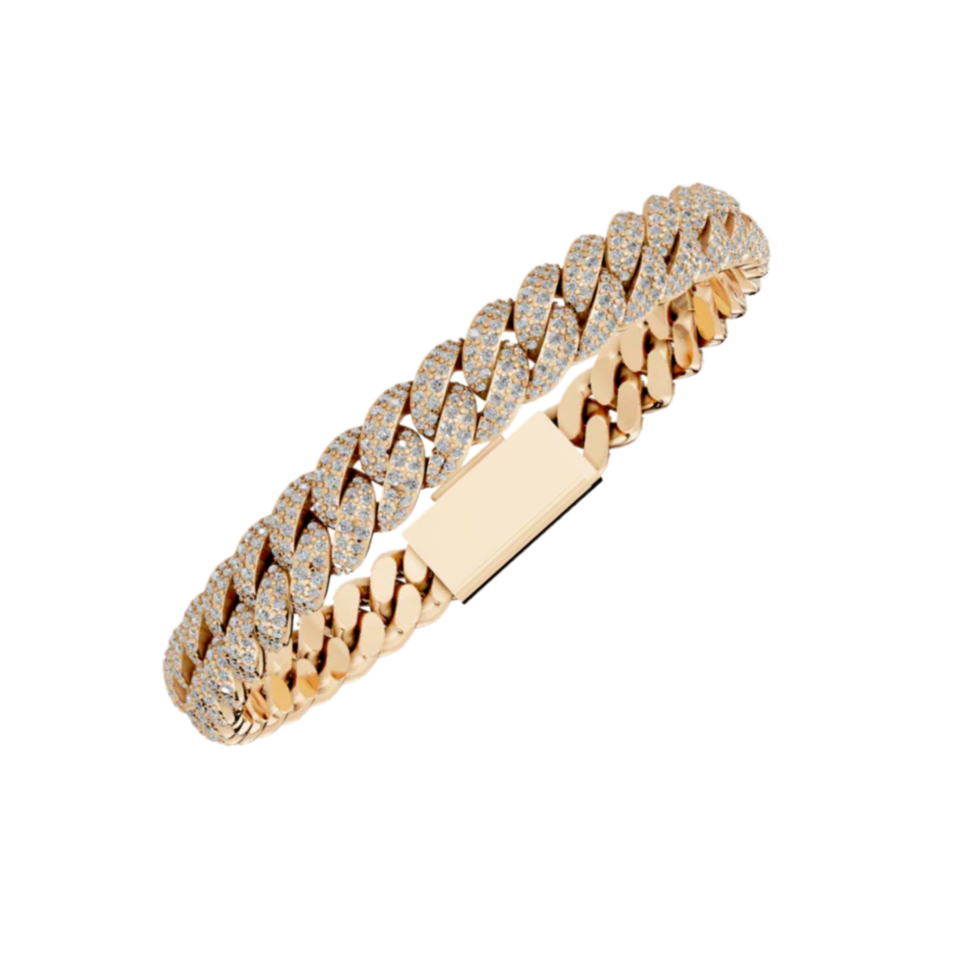 8MM HAVANA LINK ROSE GOLD