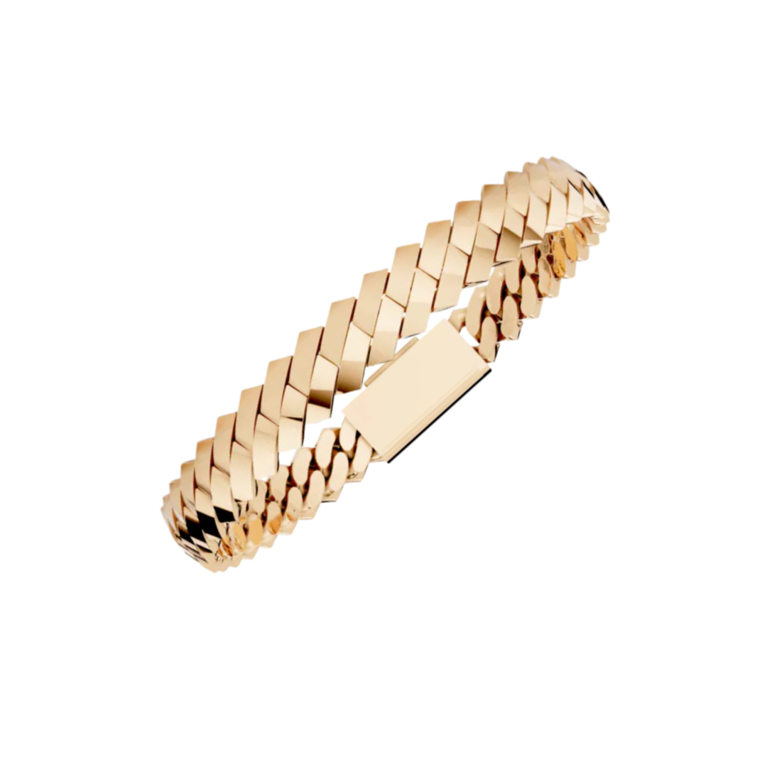 8MM SOLID ELEVATED HAVANA ROSE GOLD
