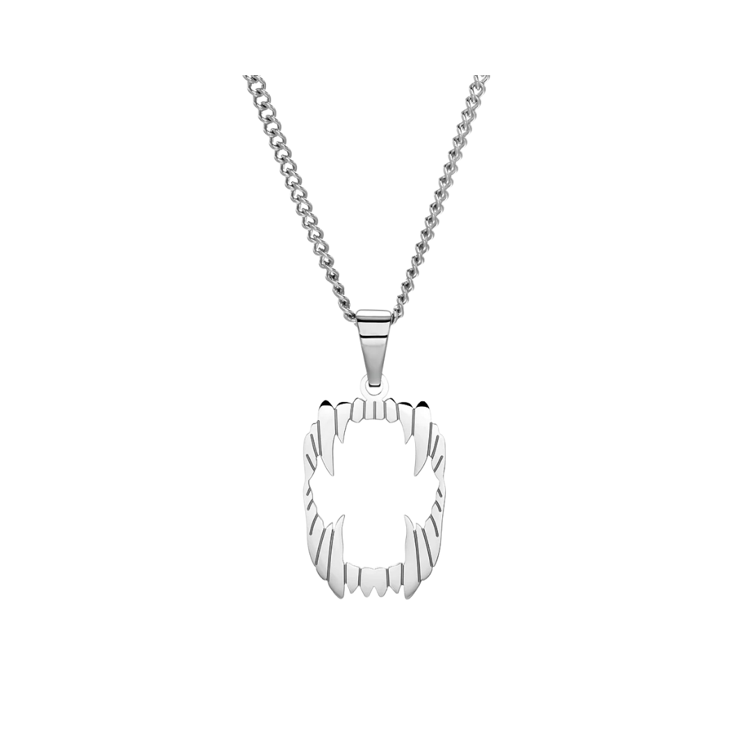 VENOM VOID PENDANT WITH CURB CHAIN