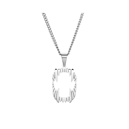 VENOM VOID PENDANT WITH CURB CHAIN