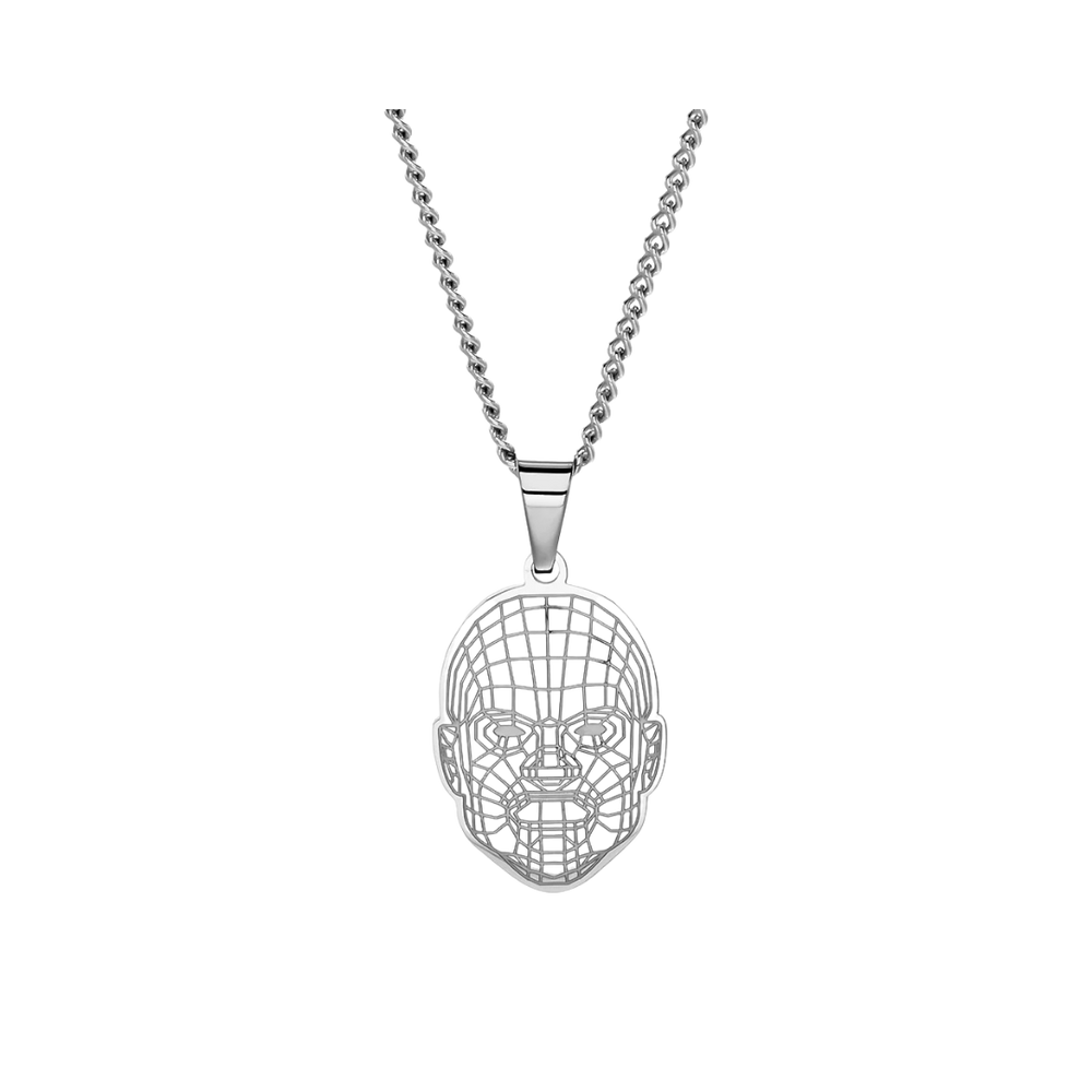 BALACLAVA CHARM WITH CURB CHAIN