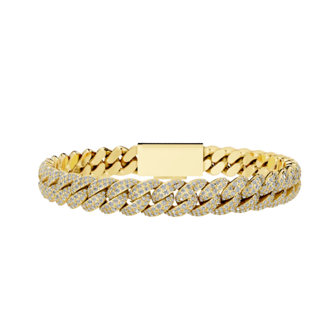 8MM HAVANA LINK GOLD