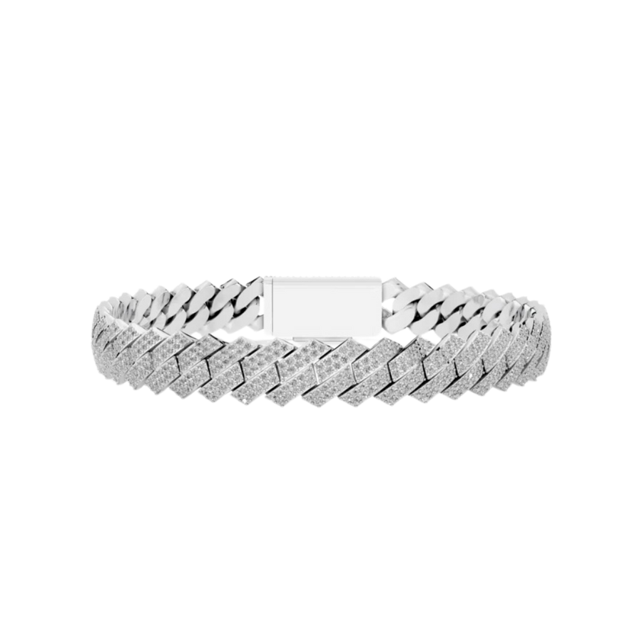 8MM ELEVATED HAVANA LINK SILVER