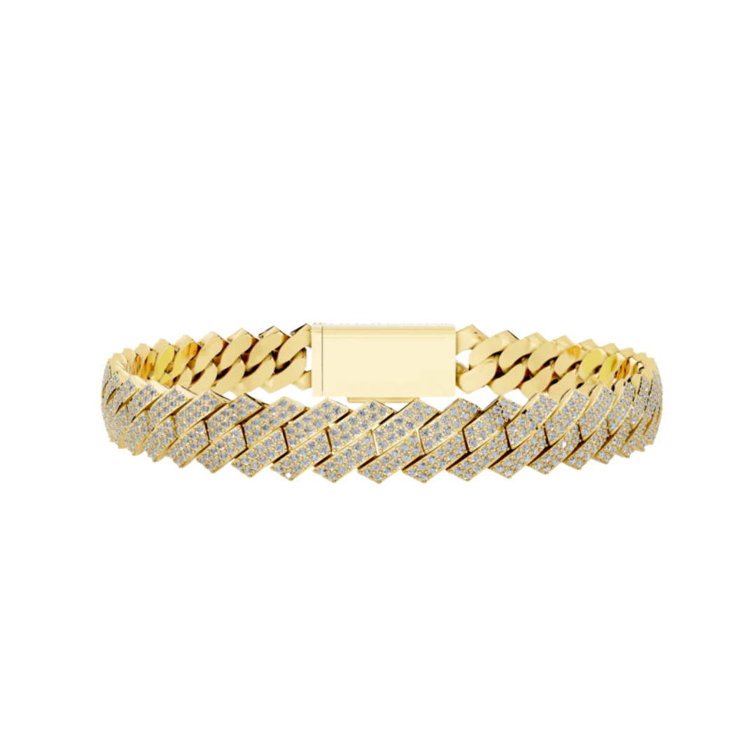 8MM ELEVATED HAVANA LINK GOLD