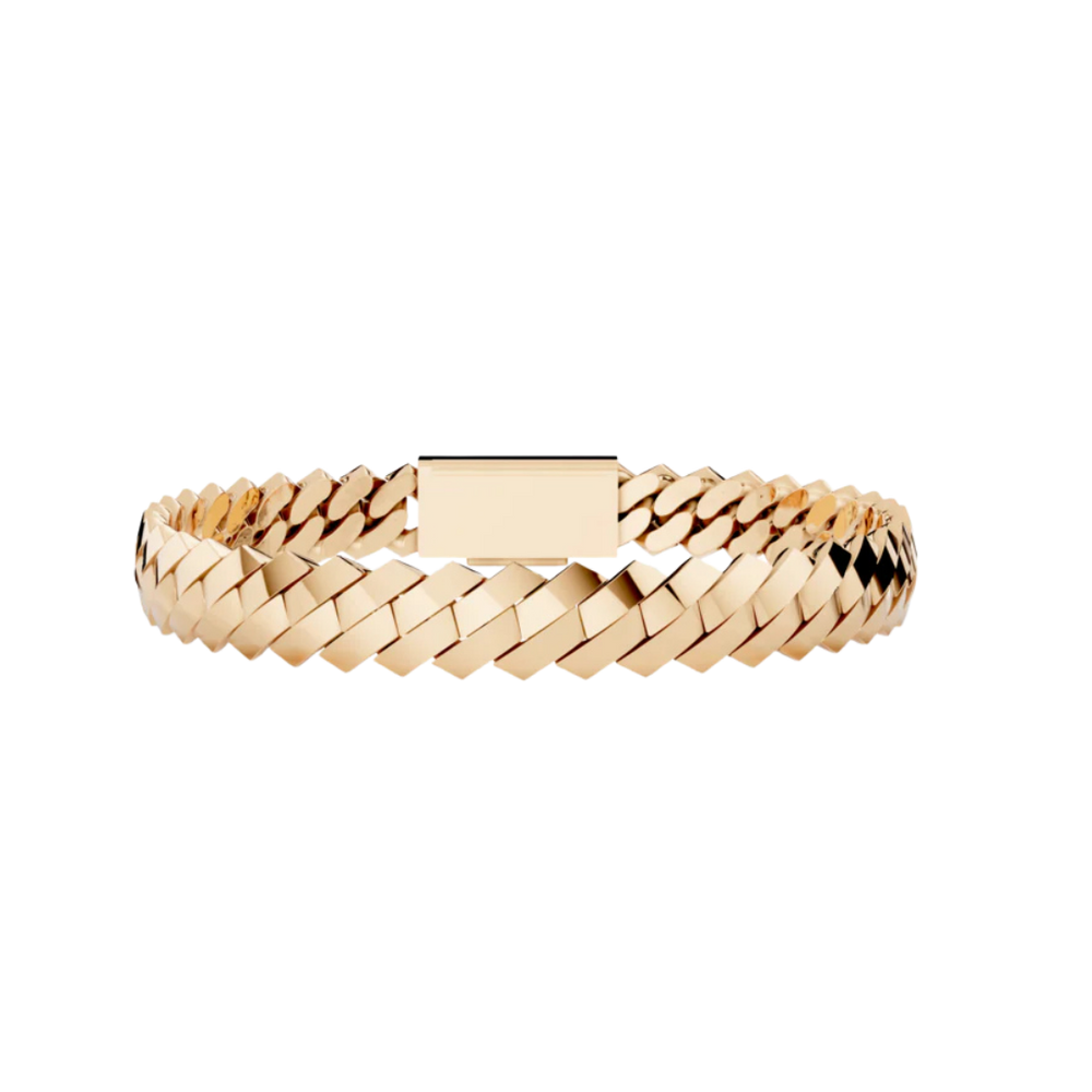 8MM SOLID ELEVATED HAVANA ROSE GOLD