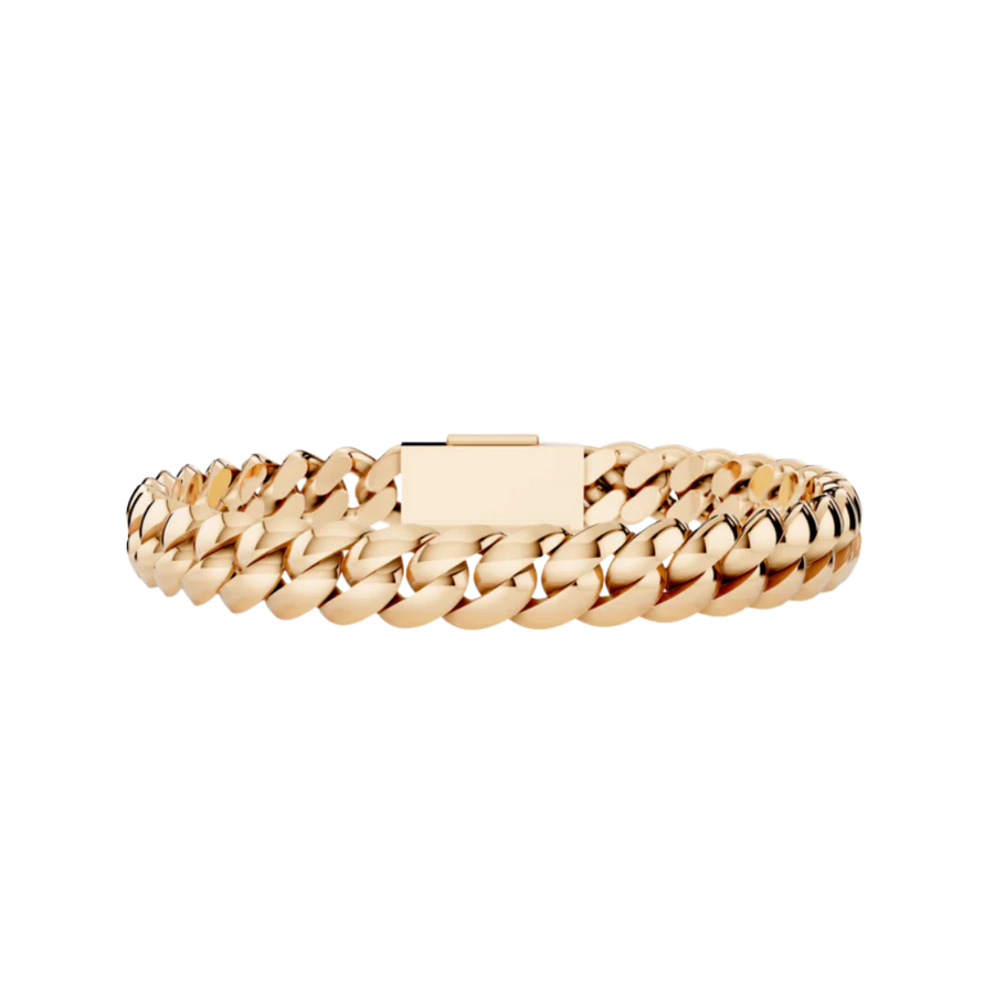 8MM SOLID HAVANA LINK ROSE GOLD