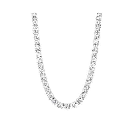 MICRO TENNIS CHAIN IN WHITE GOLD - 3MM