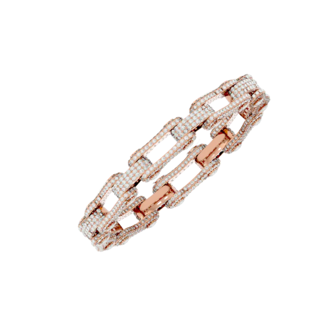 BIKE CHAIN LINK ROSE GOLD